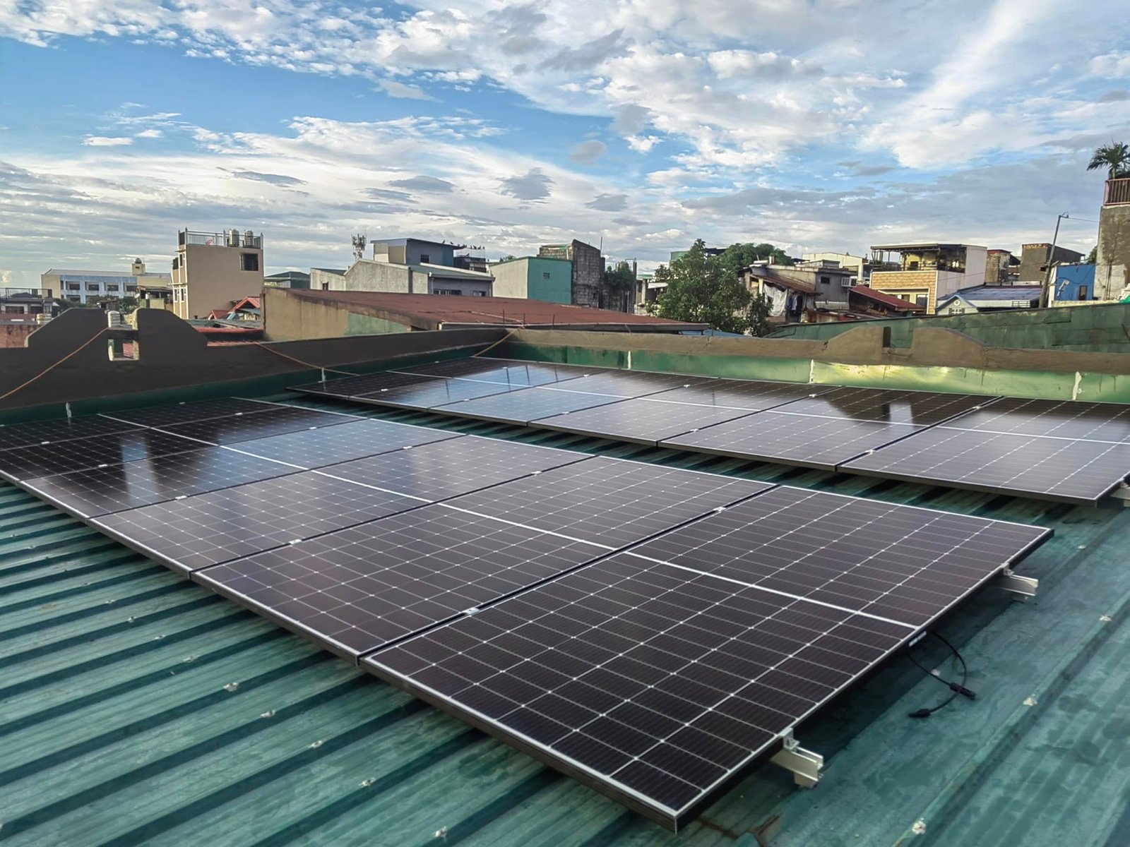 Residential solar installation